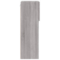 Produktbild för TV-bänk med LED-belysning 2 st grå sonoma 40,5x30x90 cm