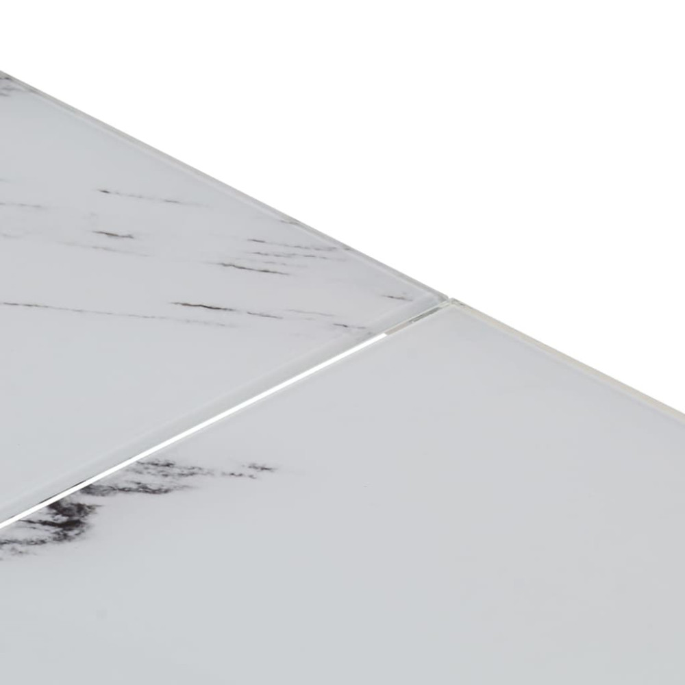 Produktbild för Soffbord silver rostfritt stål och härdat glas