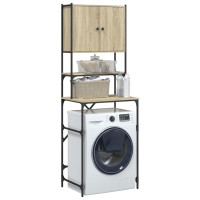 Produktbild för Tvättmaskinsskåp sonoma-ek 68x48,5x194 cm