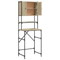 Produktbild för Tvättmaskinsskåp sonoma-ek 68x48,5x194 cm