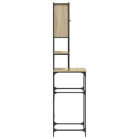 Produktbild för Tvättmaskinsskåp sonoma-ek 68x48,5x194 cm