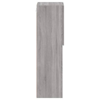 Produktbild för TV-bänk med LED-belysning 2 st grå sonoma 30,5x30x102 cm