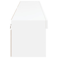 Produktbild för TV-bänk med LED-belysning 2 st vit 100x30x30 cm