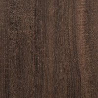 Produktbild för Tvättmaskinhylla brun ek 67x25x163 cm konstruerat trä