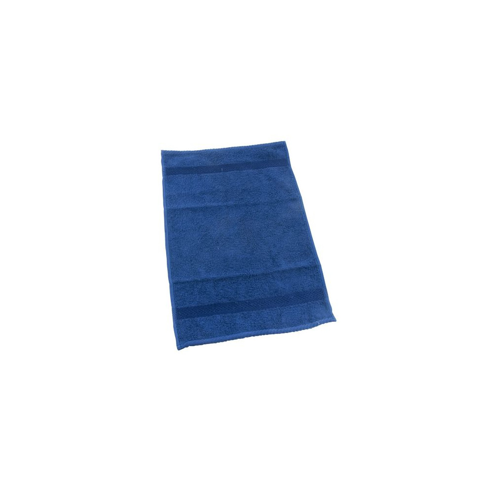 Produktbild för Frottéhandduk 30x50cm marinblå