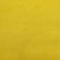 Produktbild för Fåtölj med fotpall gul 60 cm sammet
