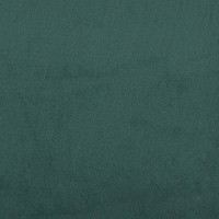 Produktbild för Fåtölj med fotpall mörkgrön 60 cm sammet