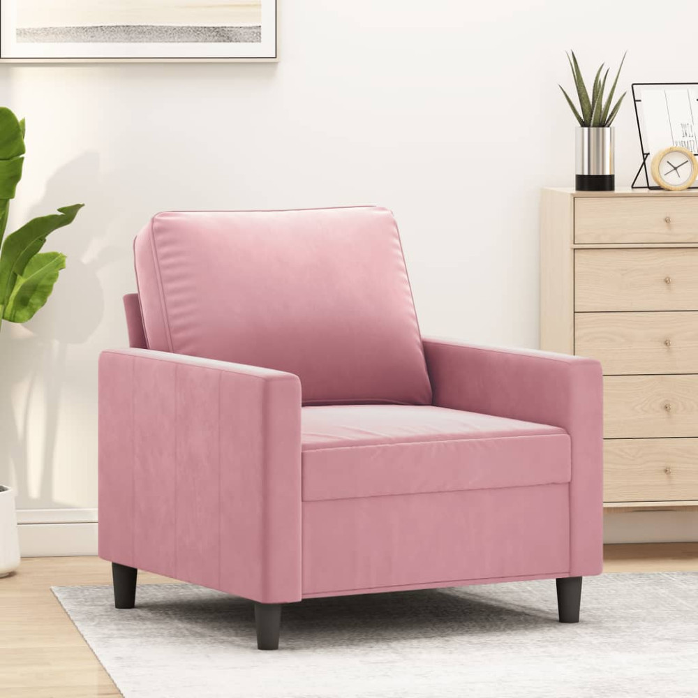 Produktbild för Fåtölj Rosa 60 cm sammet