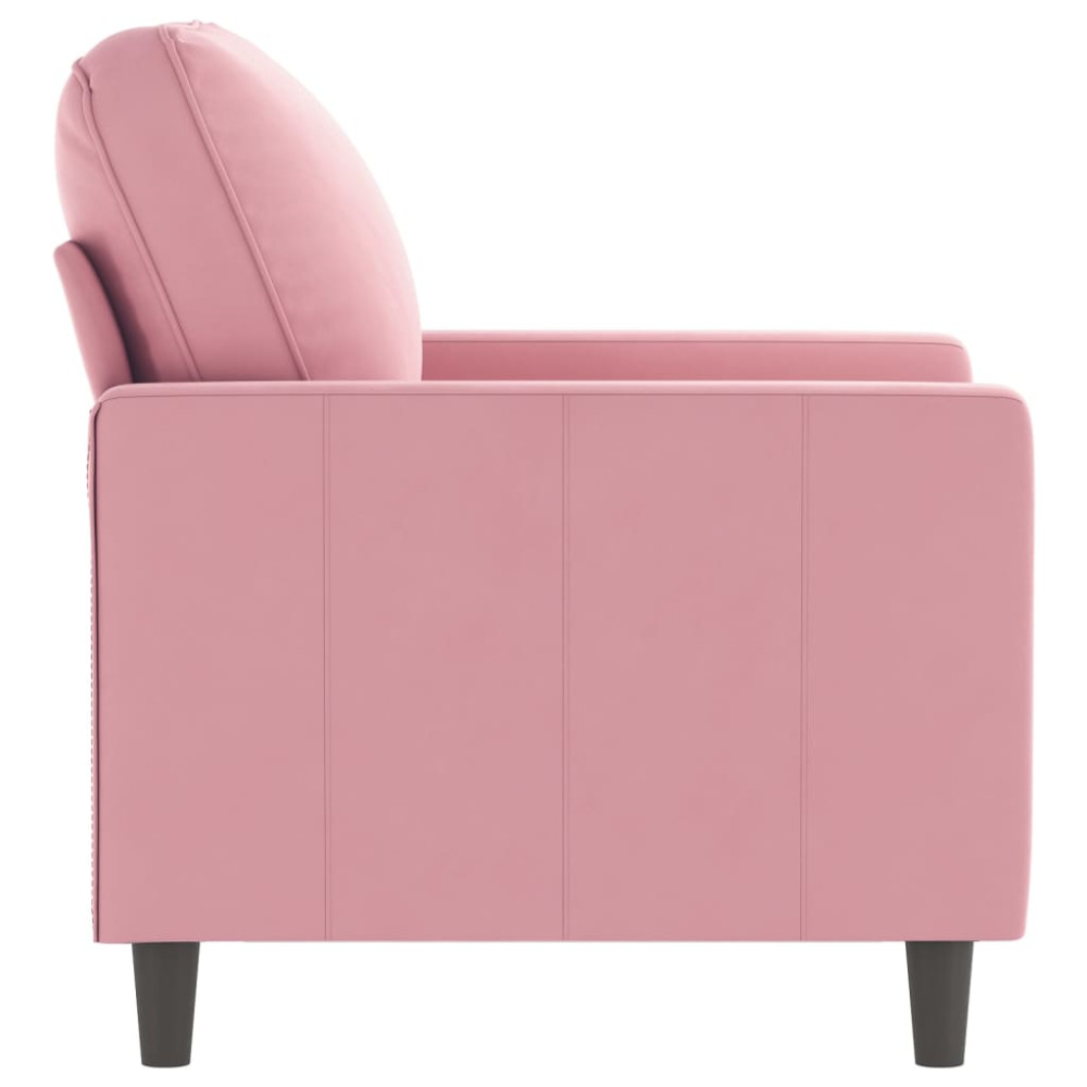 Produktbild för Fåtölj Rosa 60 cm sammet