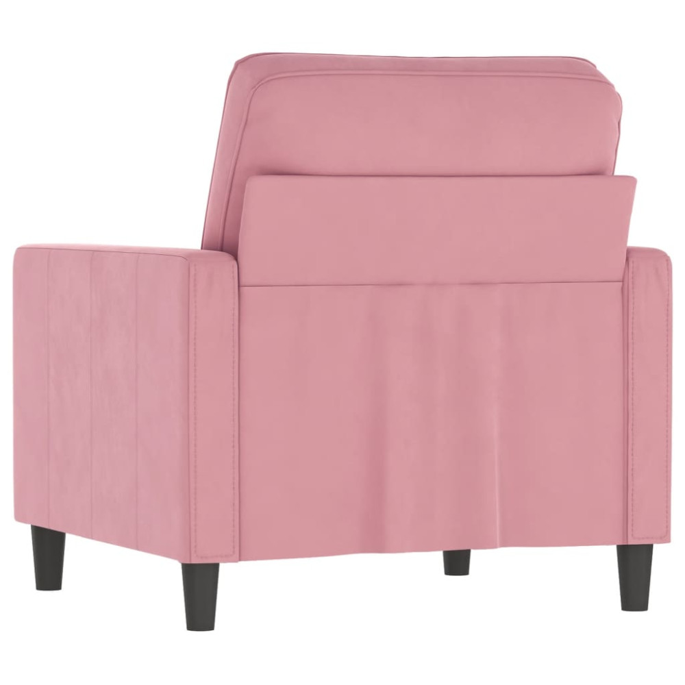 Produktbild för Fåtölj Rosa 60 cm sammet