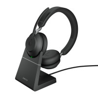 Produktbild för Jabra Evolve2 65, UC Stereo Headset Trådlös Huvudband Kontor/callcenter USB Type-C Bluetooth Svart