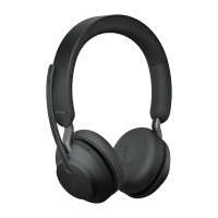 Produktbild för Jabra Evolve2 65, UC Stereo Headset Trådlös Huvudband Kontor/callcenter USB Type-C Bluetooth Svart