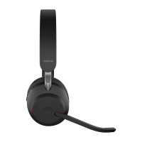 Produktbild för Jabra Evolve2 65, UC Stereo Headset Trådlös Huvudband Kontor/callcenter USB Type-C Bluetooth Svart