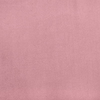 Produktbild för Fåtölj med fotpall rosa 60 cm sammet