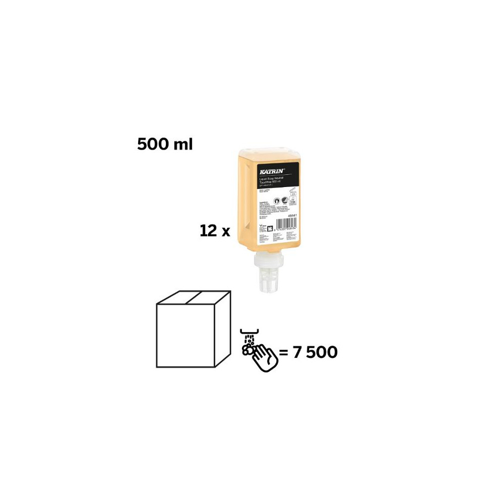 Produktbild för Tvål KATRIN Touchfree Neutral 500ml
