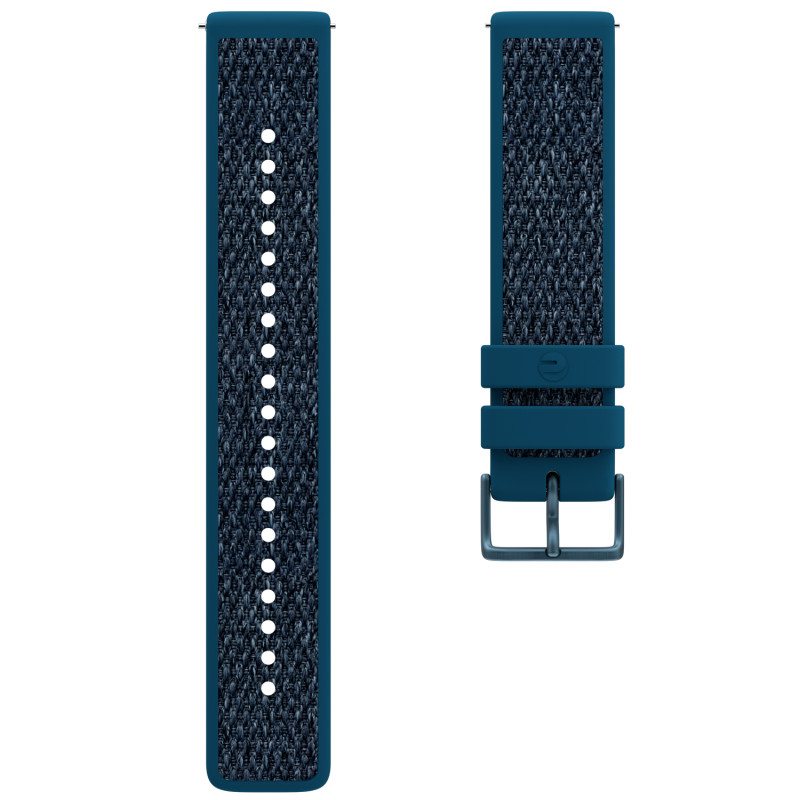 Produktbild för Armband Hybrid 20mm Stormblå M