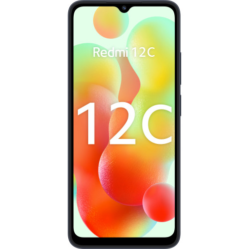 Xiaomi Xiaomi Redmi 12C 17 cm (6.71") Dubbla SIM-kort Android 12 4G Micro-USB 3 GB 64 GB 5000 mAh grafit, Grå