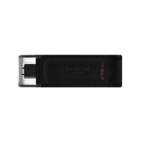 Produktbild för Kingston Technology DataTraveler 70 USB-sticka 256 GB USB Type-C 3.2 Gen 1 (3.1 Gen 1) Svart