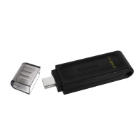 Produktbild för Kingston Technology DataTraveler 70 USB-sticka 256 GB USB Type-C 3.2 Gen 1 (3.1 Gen 1) Svart