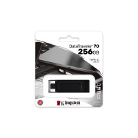 Produktbild för Kingston Technology DataTraveler 70 USB-sticka 256 GB USB Type-C 3.2 Gen 1 (3.1 Gen 1) Svart