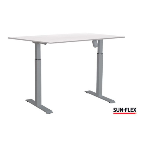SUN-FLEX® Bord SUN-FLEX II höj/sänk 120x80 grå/vit