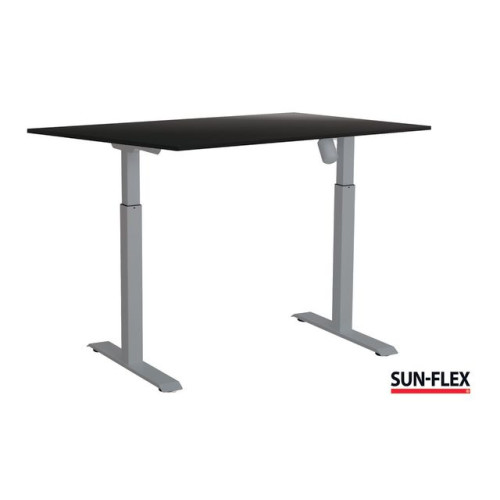 SUN-FLEX® Bord SUN-FLEX II höj/sänk 120x80 grå/sva