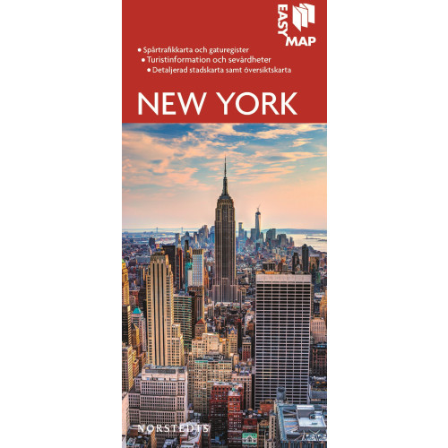 NORSTEDTS New York EasyMap stadskarta