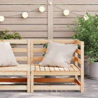Produktbild för Trädgårdssoffa hörn 70x70x67 cm massiv furu