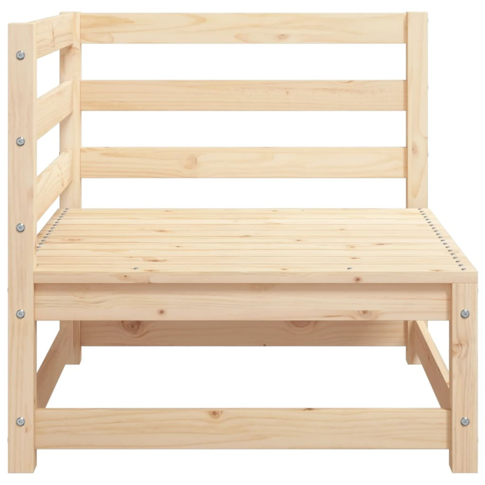 Produktbild för Trädgårdssoffa hörn 70x70x67 cm massiv furu