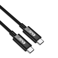 Produktbild för CLUB3D USB4 Gen3x2 Type-C Bi-Directional Cable 8K60Hz or 4K120Hz, Data 40Gbps, PD 240W(48V/5A) EPR M/M 3m / 9.84ft