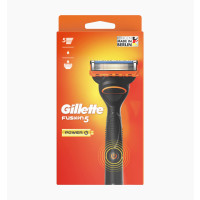 Miniatyr av produktbild för Gillette Fusion5 Power rakhyvel för män Säker rakapparat Svart, Orange