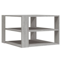 Produktbild för Soffbord grå sonoma 59,5x59,5x40 cm konstruerat trä