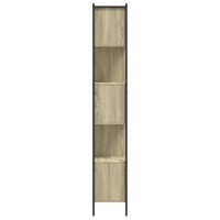 Produktbild för Bokhylla sonoma-ek 102x28x172 cm konstruerat trä