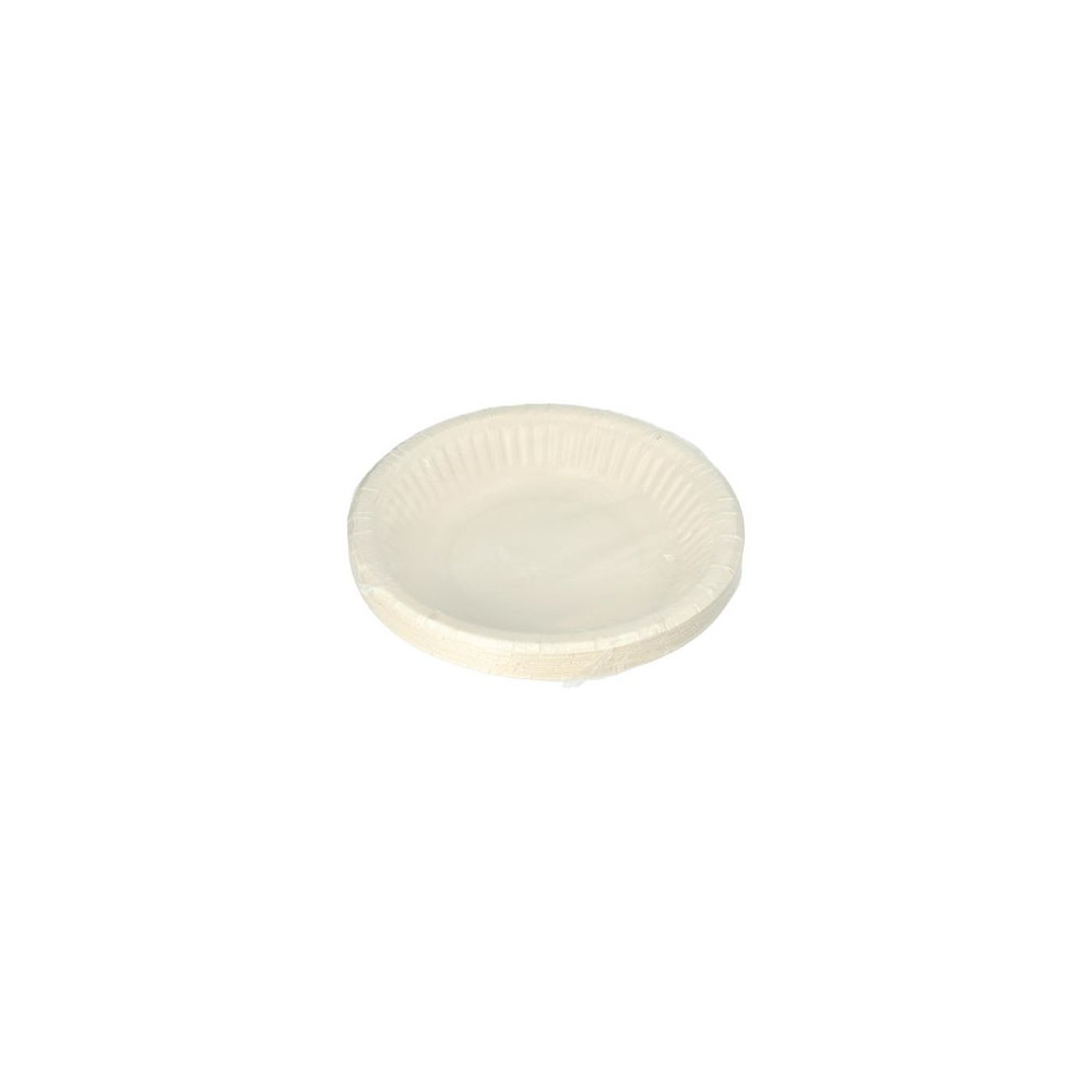 Produktbild för Tallrik PAPSTAR djup Ø190x30mm vit 12/fp