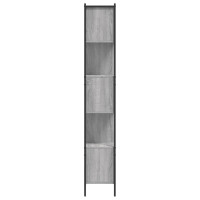 Produktbild för Bokhylla grå sonoma 102x28x172 cm konstruerat trä