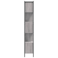 Produktbild för Bokhylla grå sonoma 72x28x172 cm konstruerat trä