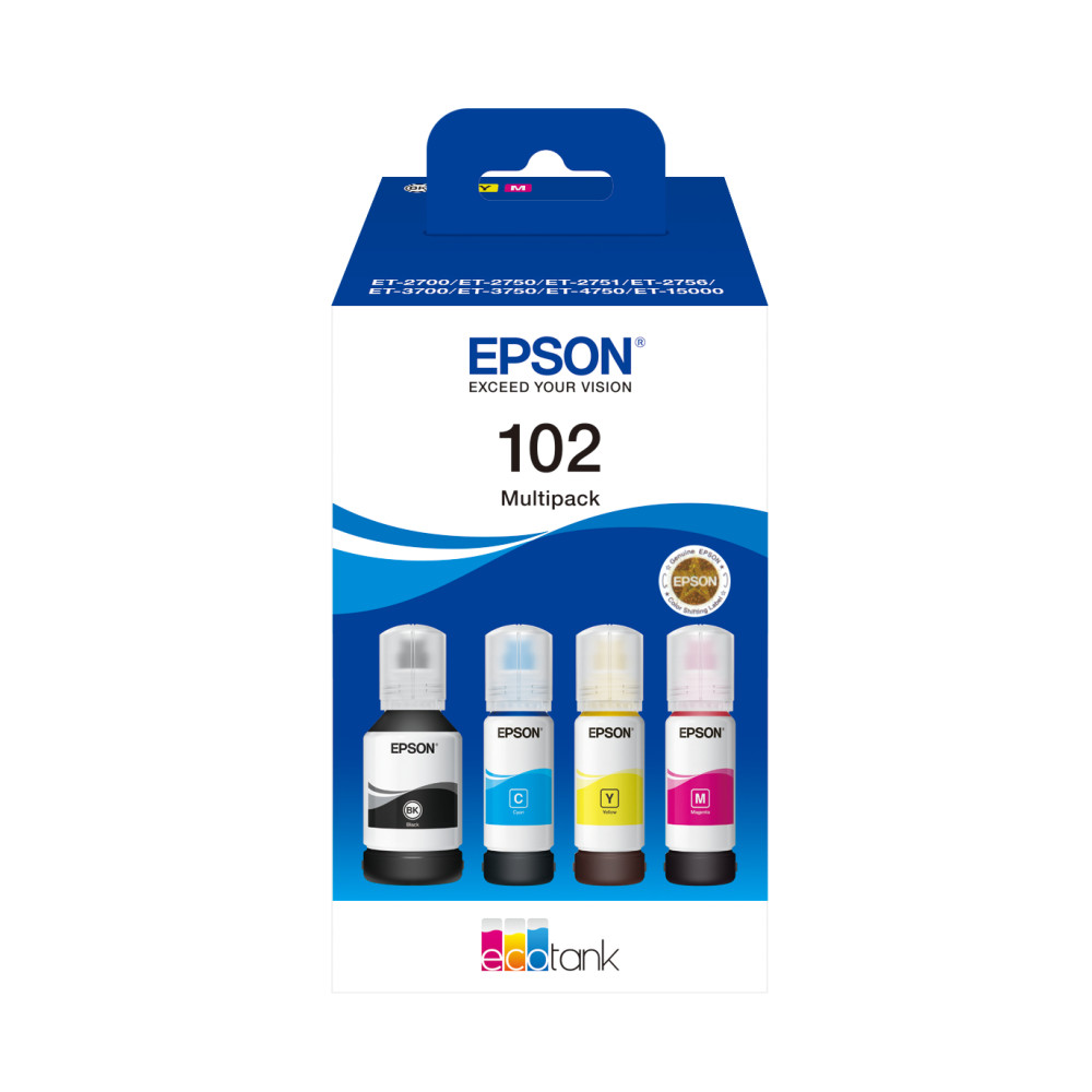 Produktbild för Epson 102 EcoTank 4-colour Multipack