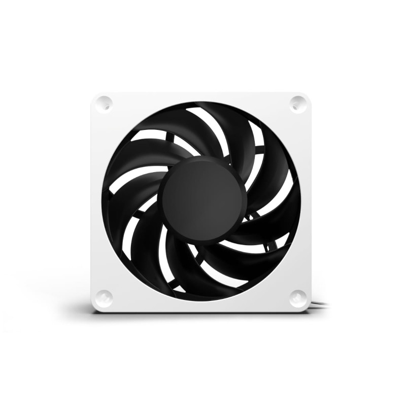 Produktbild för Alphacool Apex Stealth Metall Datorväska Fan 12 cm Vit 1 styck