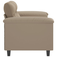 Produktbild för 2-sitssoffa taupe 120 cm mikrofibertyg