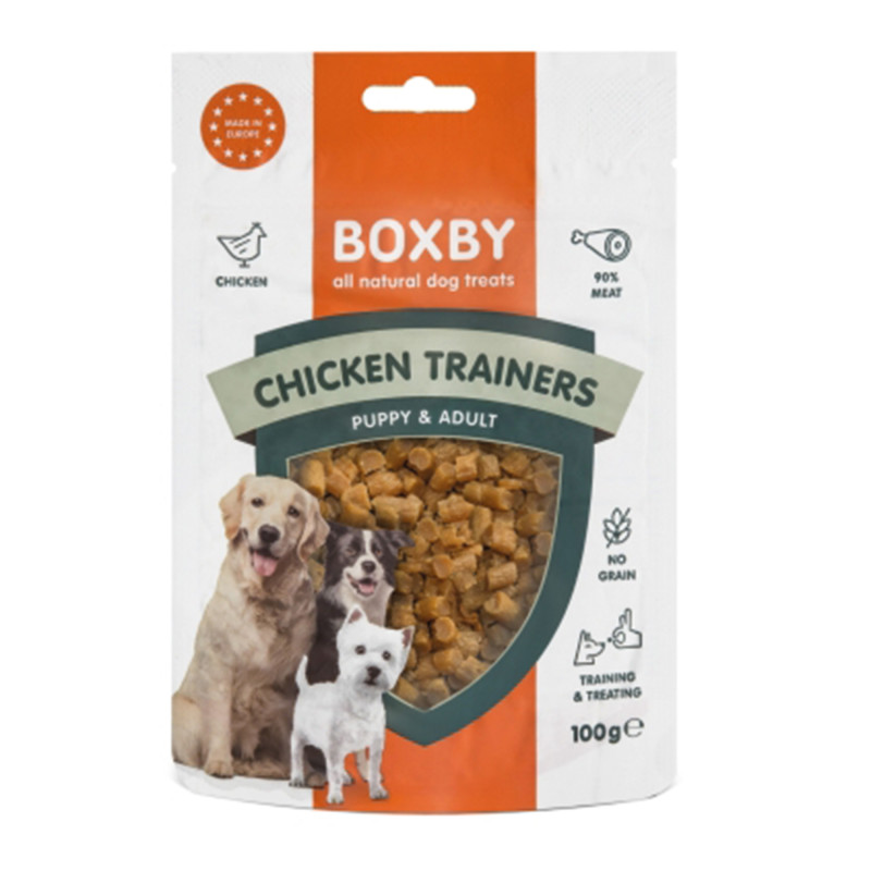 Produktbild för Boxby Proline Chicken Trainers 100 g