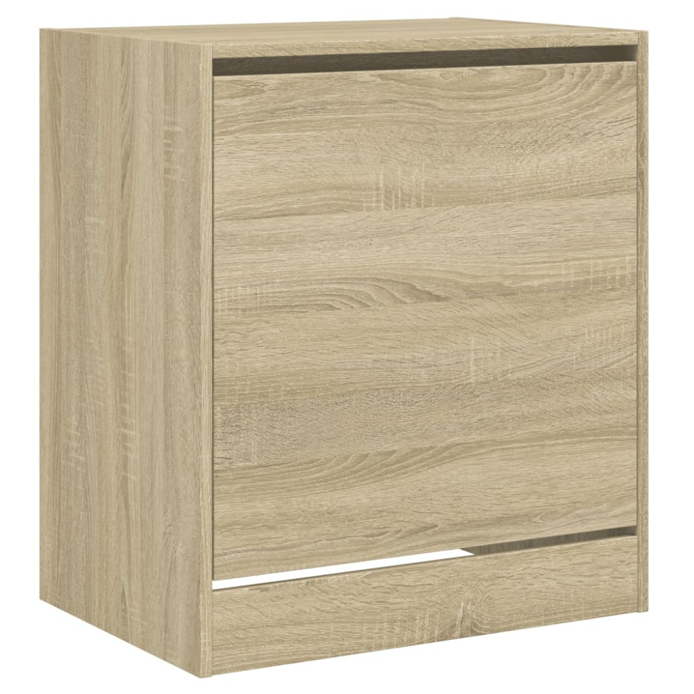 Produktbild för Skohylla sonoma-ek 60x42x69 cm konstruerat trä