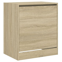 Produktbild för Skohylla sonoma-ek 60x42x69 cm konstruerat trä