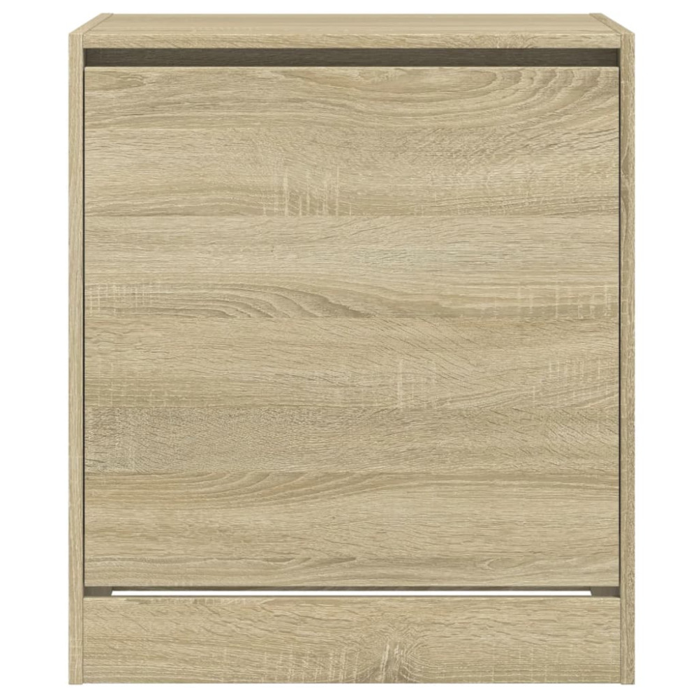 Produktbild för Skohylla sonoma-ek 60x42x69 cm konstruerat trä