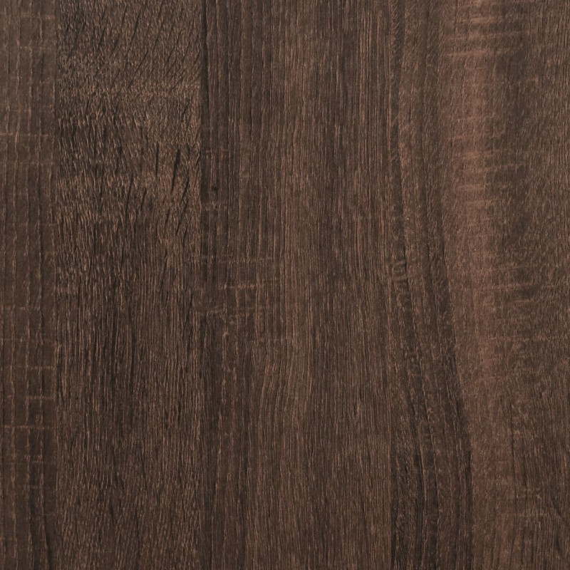 Produktbild för Skohylla brun ek 60x34x112 cm konstruerat trä