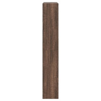Miniatyr av produktbild för Skohylla brun ek 80x21x125,5 cm konstruerat trä