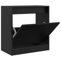 Miniatyr av produktbild för Skohylla svart 60x34x63,5 cm konstruerat trä