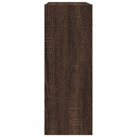 Miniatyr av produktbild för Skohylla brun ek 60x21x57 cm konstruerat trä
