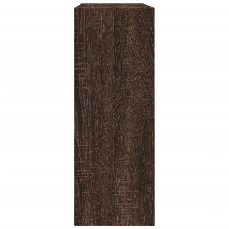Produktbild för Skohylla brun ek 60x21x57 cm konstruerat trä