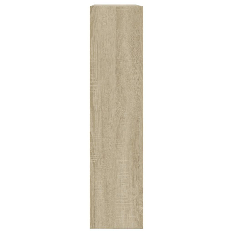 Produktbild för Skohylla sonoma-ek 80x21x87,5 cm konstruerat trä