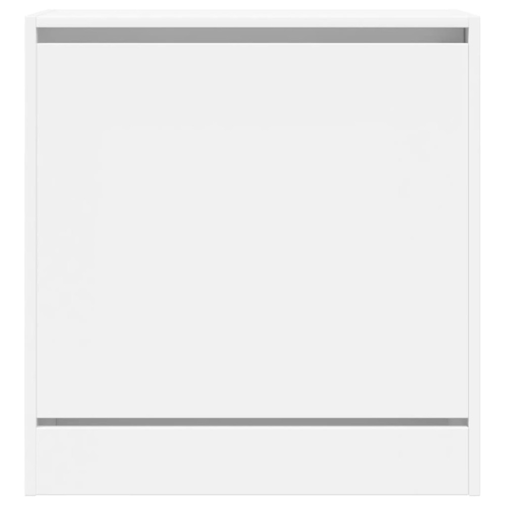 Produktbild för Skohylla vit 60x34x63,5 cm konstruerat trä